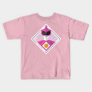 Pink Pterodactyl Ranger Kids T-Shirt